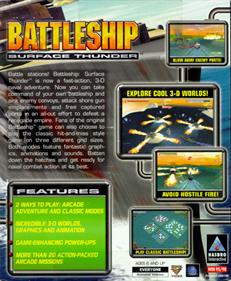 Battleship: Surface Thunder - Box - Back Image