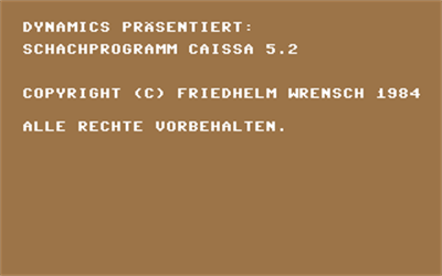 Caissa - Screenshot - Game Title Image