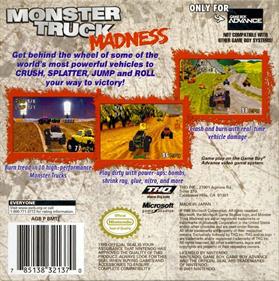 Monster Truck Madness - Box - Back Image