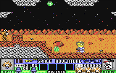 Ruff and Reddy in the Space Adventure - Screenshot - Gameplay Image