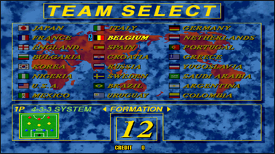 Virtua Striker 2 - Screenshot - Game Select Image