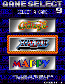 Namco Classic Collection Vol.1 - Screenshot - Game Select Image