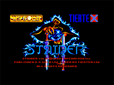 Strider II  - Screenshot - Game Title Image