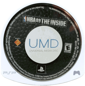 NBA 09: The Inside - Disc Image