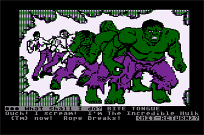 Questprobe Featuring The Hulk - Screenshot - Gameplay Image