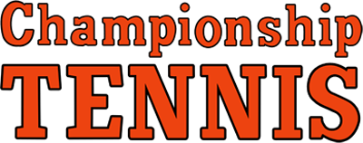 Championship Tennis - Clear Logo Image