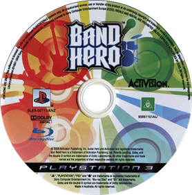 Band Hero - Disc Image