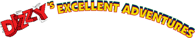 Dizzy's Excellent Adventures - Clear Logo Image