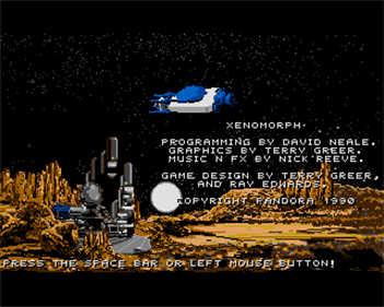 Xenomorph - Screenshot - Game Title Image