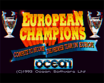 European Champions (Ocean) - Screenshot - Game Title Image