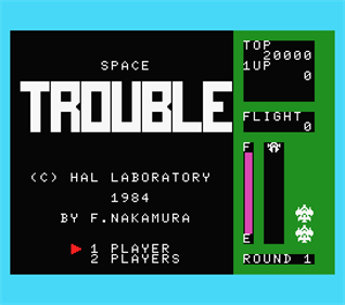 Space Trouble - Screenshot - Game Title Image