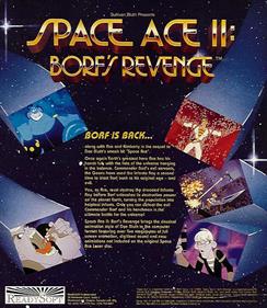 Space Ace II: Borf's Revenge - Box - Back Image