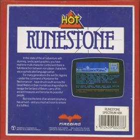 Runestone - Box - Back Image