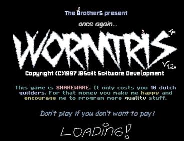 WormTris - Screenshot - Game Title Image