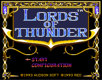 Lords of Thunder - Screenshot - Game Title Image