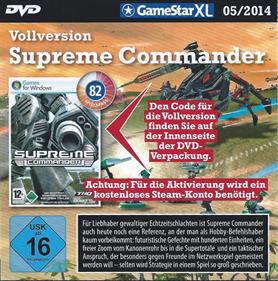 Supreme Commander - Box - Front Image