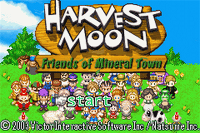 Harvest Moon: Friends of Mineral Town - Screenshot - Game Title Image