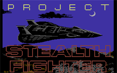 Project: Stealth Fighter - Screenshot - Game Title Image