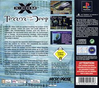 X-COM: Terror from the Deep - Box - Back Image