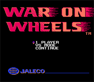 War on Wheels - Screenshot - Game Title Image