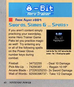 8-Bit Hero Trainer - Advertisement Flyer - Front Image