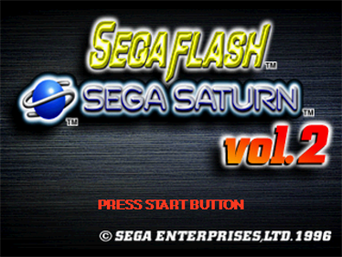 Sega Flash Vol. 2 - Screenshot - Game Title Image