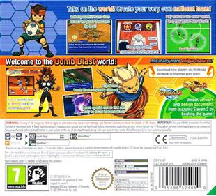 Inazuma Eleven 3: Bomb Blast - Box - Back Image