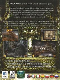 Tormentum: Dark Sorrow - Box - Back Image