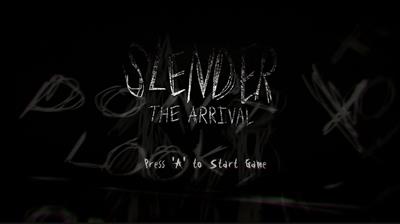 Slender: The Arrival - Screenshot - Game Title Image