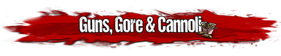 Guns, Gore & Cannoli - Clear Logo Image