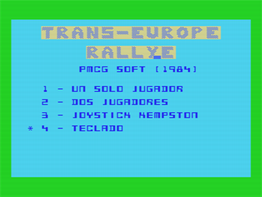 Trans-Europe Rally - Screenshot - Game Title Image