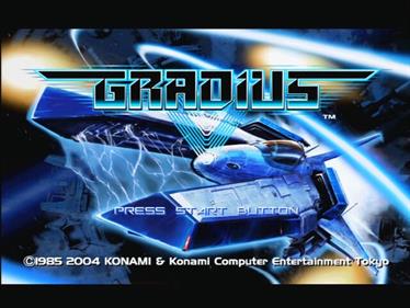 Gradius V - Screenshot - Game Title Image