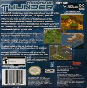 A Sound of Thunder - Box - Back Image