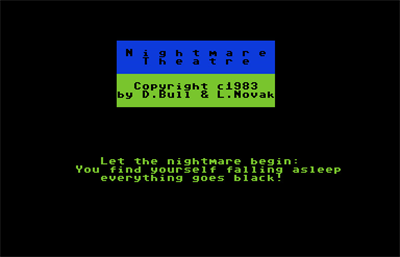Nightmare Theatre 128 - Screenshot - Game Title Image