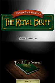 PictureBook Games: The Royal Bluff - Screenshot - Game Title Image