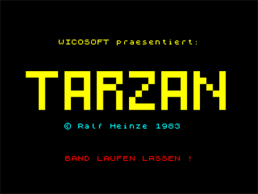 Tarzan (Wicosoft) - Screenshot - Game Title Image