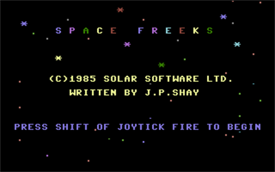 Space Freeks - Screenshot - Game Title Image