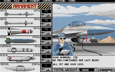 Falcon Mission Disk: Operation: Counterstrike - Screenshot - Gameplay Image