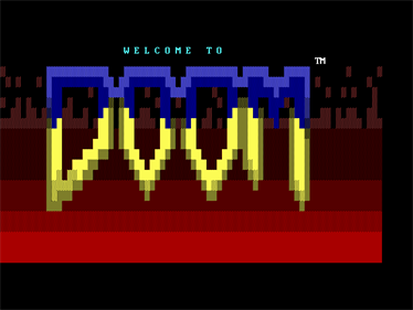 ASCII DOOM - Screenshot - Game Title Image