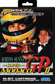 Ayrton Senna's Super Monaco GP II - Box - Front - Reconstructed Image