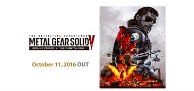 METAL GEAR SOLID V: The Definitive Experience: Ground Zeroes + The Phantom Pain - Advertisement Flyer - Front Image