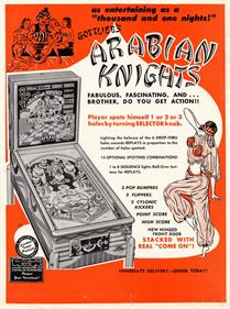 Arabian Knights - Advertisement Flyer - Front Image