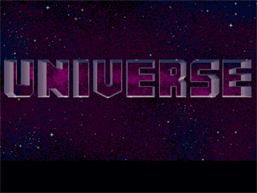 Universe (1994) - Screenshot - Game Title Image