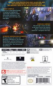 Ghostbusters: The Video Game Remastered - Box - Back Image