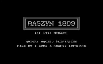 Raszyn 1809 - Screenshot - Game Title Image