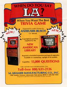 Trivia Challenge - Advertisement Flyer - Front Image