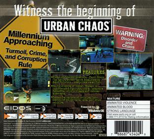 Urban Chaos - Box - Back Image