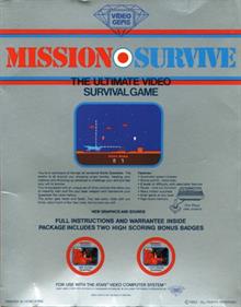 Mission Survive - Box - Back