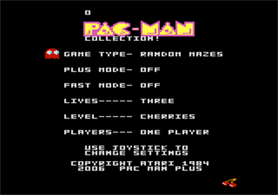 Pac-Man Collection - Screenshot - Game Title Image