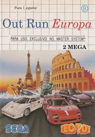 OutRun Europa - Box - Front Image